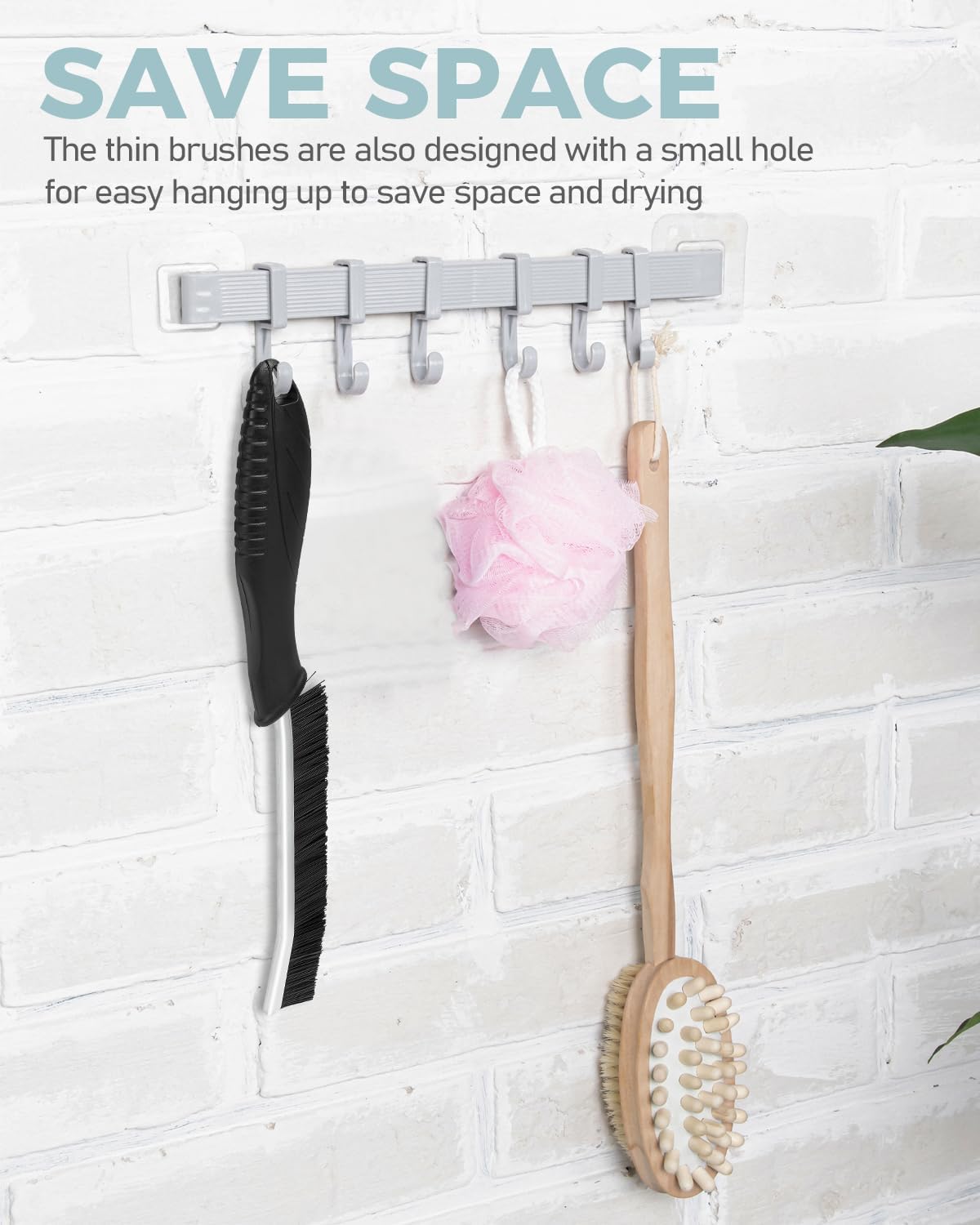 Multifunctional Cleaning Brush – Hard Bristle Crevice Scrubber for Household, Car, Windows & Bathroom Use